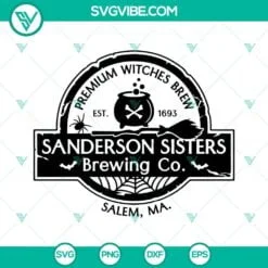 Halloween, SVG Files, Premium Witches Brew SVG Files, Sanderson Sisters Brewing 4