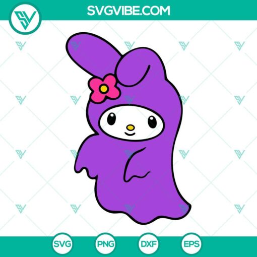 sanrio ghost halloween svg hello kitty halloween svg kuromi svg cinnamoroll svg my melody svg 9 mockup