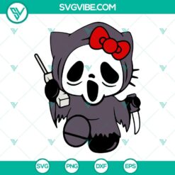Sanrio Halloween SVG Images, Sanrio Horror Movie Characters SVG Files, Hello 8