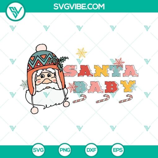 santa baby svg kids christmas svg santa claus christmas svg 6 mockup