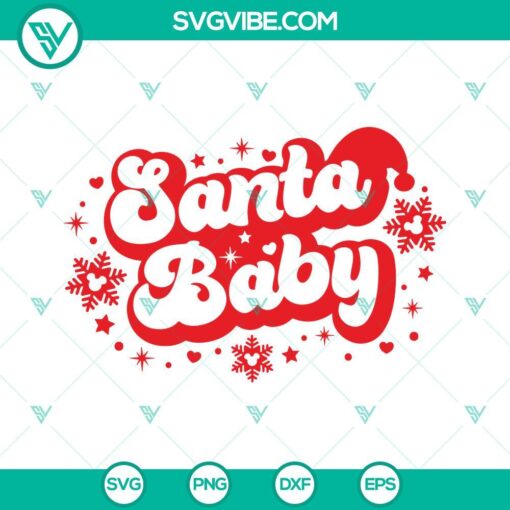 santa baby svg kids merry christmas svg baby christmas svg 7 mockup