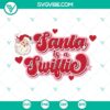 Christmas, Musics, SVG Files, Santa Is A Swiftie SVG File, Taylor Swift 13