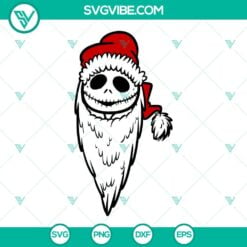 Christmas, SVG Files, Santa Jack Skellington SVG Images, Jack Skellington 6