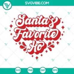 Christmas, SVG Files, Santas Favorite Ho Christmas SVG Download PNG DXF EPS 2