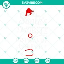 Christmas, SVG Files, Santas Favorite Respiratory Therapist SVG Files, 2