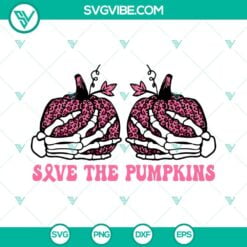 Awareness, Cancer, SVG Files, Save the Pumpkins SVG Images, Skeleton Breast 2