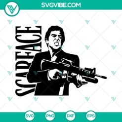 Scarface SVG Files, Tony Montana SVG Files PNG DXF EPS Files