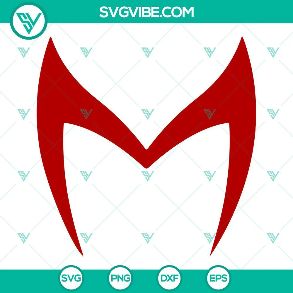 Movies, SVG Files, Scarlet Witch Crown SVG Images, Wanda Crown SVG Files, 1