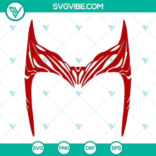 scarlet witch crown tiara svg scarlet witch tiara svg wandavision wanda maximoff svg png dxf eps cut files 10 mockup