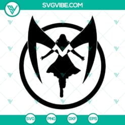 Movies, SVG Files, Scarlet Witch Logo SVG Images PNG DXF EPS, Wanda Maximoff 6