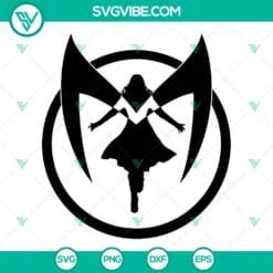 Movies, SVG Files, Scarlet Witch Logo SVG Images PNG DXF EPS, Wanda Maximoff 2