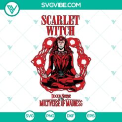 Movies, SVG Files, Scarlet Witch SVG Image, Doctor Strange In The Multiverse Of 2