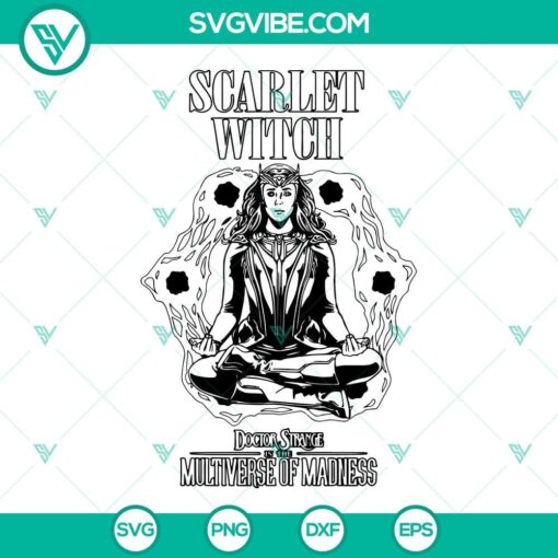 scarlet witch svg doctor strange in the multiverse of madness svg png dxf eps cricut silhouette 2 mockup