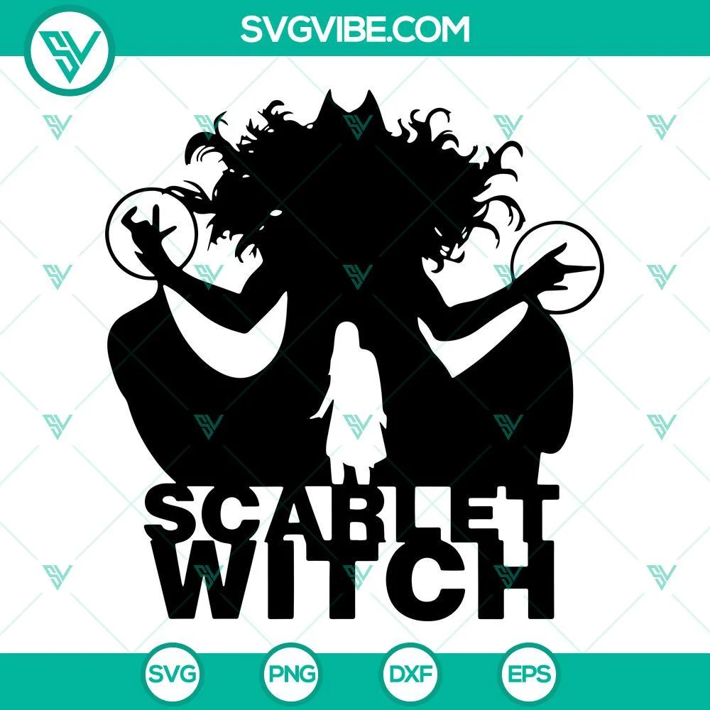 Movies, SVG Files, Scarlet Witch Svg, Wanda Maximoff Svg, Wanda Svg, Marvel 1