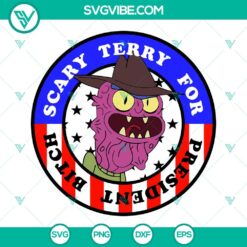 Disney, Halloween, SVG Files, Scary Terry For President Bitch SVG Download, 2