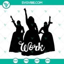 American, Musics, SVG Files, Schuyler Sisters Work SVG Download, Hamilton SVG 20