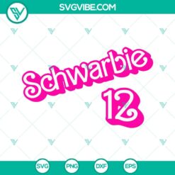 Movies, Sports, SVG Files, Schwarbie Barbie 12 SVG Download, Kyle Schwarber 8