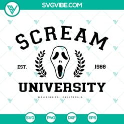 Halloween, SVG Files, Ghostface Slasher Skateboard SVG Images, Scream Movie SVG 4