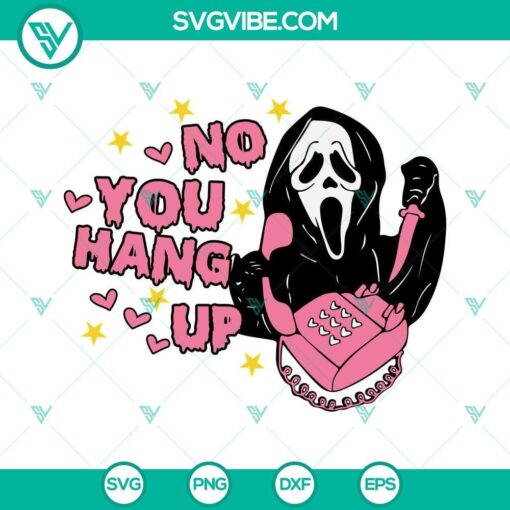 scream no you hang up svg scream svg ghost face calling svg 7 mockup