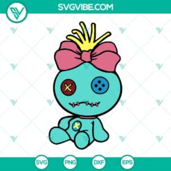 Disney, SVG Files, Scrump Lilo And Stitch Doll SVG Image PNG DXF EPS Cut Files 2