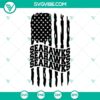 Seattle Seahawks football themed American flag SVG files for download in PNG and DXF formats. Perfect for Seahawks fans!