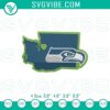 Seattle Seahawks NFL team logo embroidery file, ideal for DIY projects and customizing apparel.