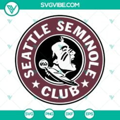 Football, Sports, SVG Files, Seattle Seminole Club SVG Image, Florida State 2