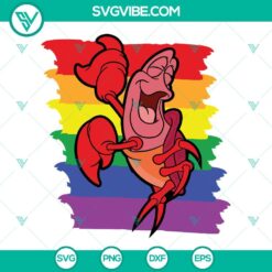 Disney, SVG Files, Sebastian Disney SVG Files, Sebastian LGBT SVG Image PNG DXF 7