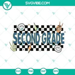 School svg, SVG Files, 2nd Grade Pencil Bow SVG, Hello Second Grade Pencil 3