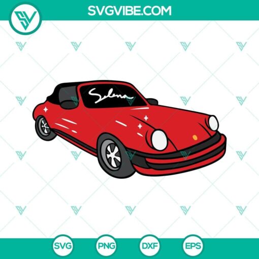 selena car svg selena quintanilla svg carro como la flor svg 2 mockup