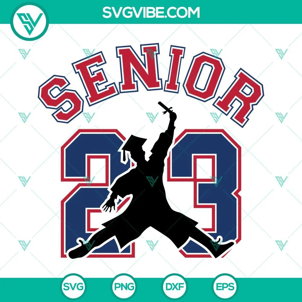 School, SVG Files, Senior 2023 SVG Image Bundle, Air Senior SVG File, Class Of 1