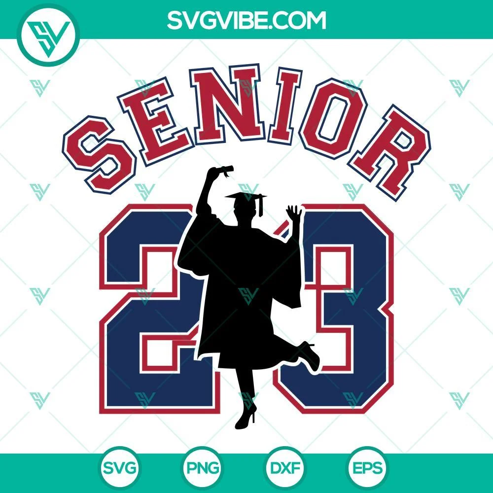 School, SVG Files, Senior 2023 SVG Image Bundle, Air Senior SVG File, Class Of 3