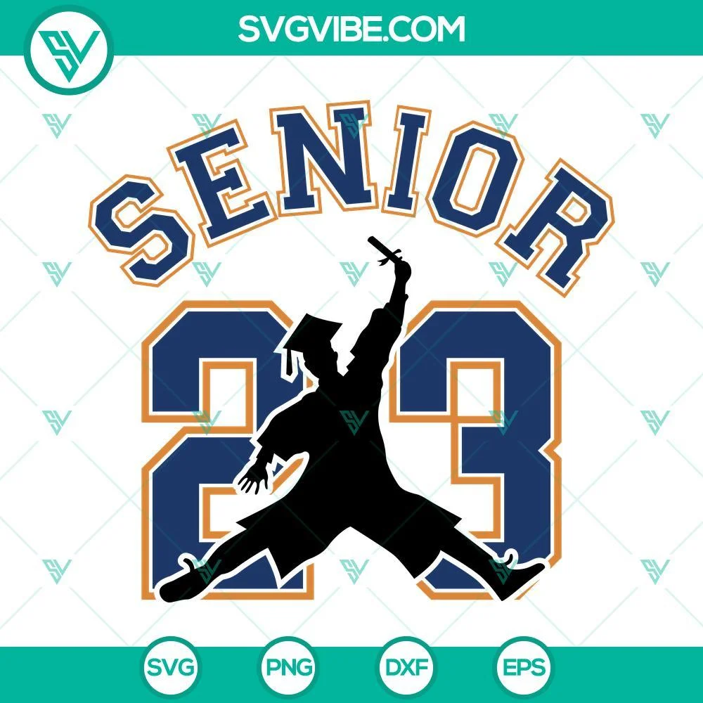 School, SVG Files, Senior 2023 SVG Image Bundle, Air Senior SVG File, Class Of 4