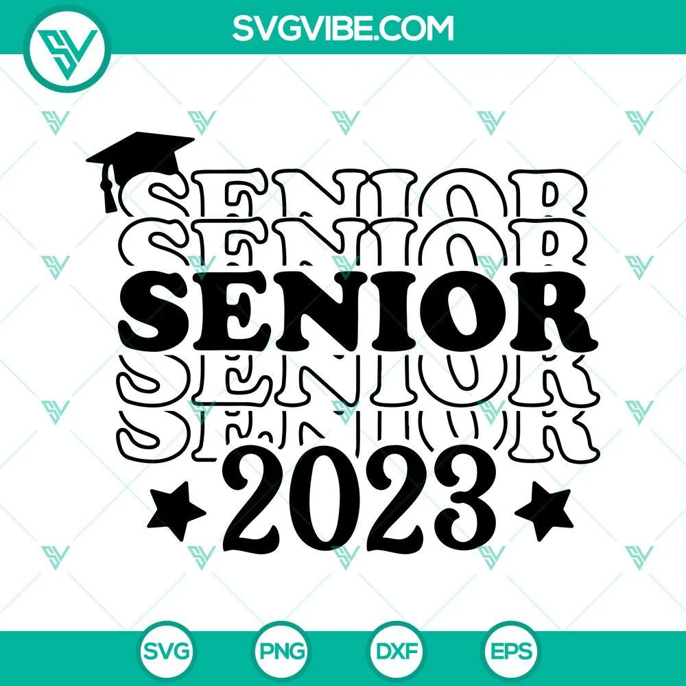 School, SVG Files, Senior 2023 SVG Images, Class Of 2023 SVG Files, Graduation 1