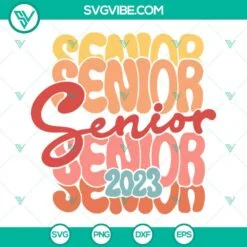 School, SVG Files, Senior 2023 SVG Images, Senior SVG Image, Floral Graduation 3