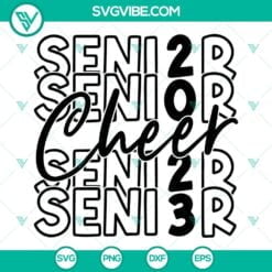 School, SVG Files, Senior 2023 SVG Files, Senior’s Shirt SVG File, Senior 5