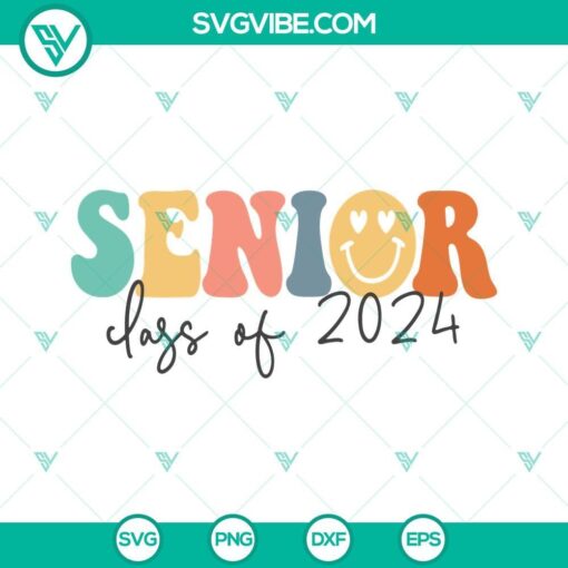 senior class of 2024 svg senior 2024 svg senior smiley face svg 9 mockup