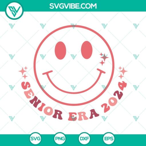 senior era 2024 svg in my senior era class of 2024 svg graduation 2024 svg 4 mockup