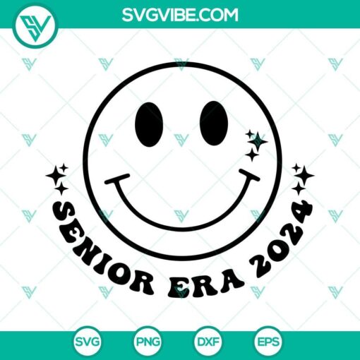 senior era 2024 svg in my senior era class of 2024 svg graduation 2024 svg 6 mockup