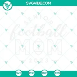 Football, Sports, SVG Files, Football Mom Royal Blue And Silver SVG Images PNG 4