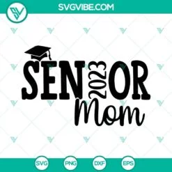 School, SVG Files, Senior 2023 SVG File, Senior 2023 Shirts, Senior Class Of 3