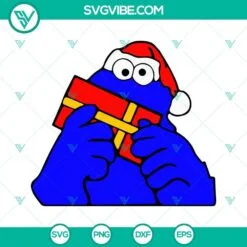 Cartoons, Christmas, SVG Files, Sesame Street Christmas SVG Download Bundle, 7