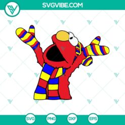 Sesame Street Christmas SVG Files Bundle, Sesame Monsters Christmas SVG Files 6