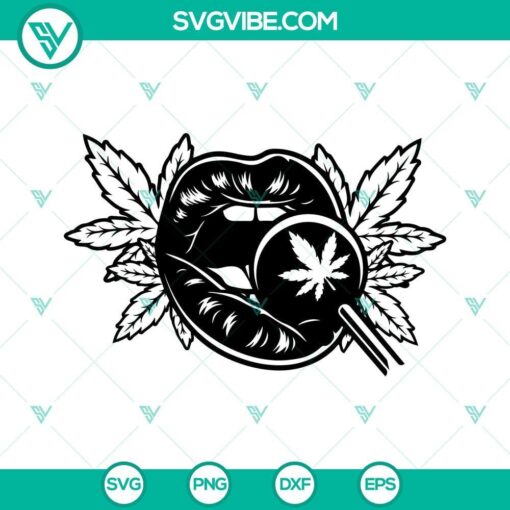 sexy lips biting weed candy svg weed svg sexy lips svg weed joint marijuana svg cannabis svg smoking weed svg 4 mockup