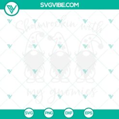 St Patrick's Day, SVG Files, Lucky Gnome SVG Image, Irish SVG Files, Clover SVG 4