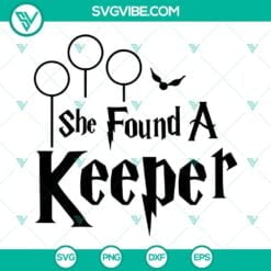 Movies, SVG Files, She Found A Keeper SVG Image, Keeper SVG Image, Wizard Boy 9