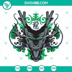 Anime, SVG Files, Shenron Dragon Ball SVG Image, Goku And Dragon Ball SVG File 9