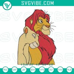 Disney Embroidery Designs, Embroidery Designs, Simba And Nala Embroidery 21