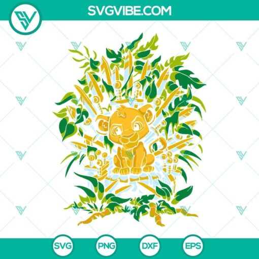 simba lion king svg simba game of thrones svg png dxf eps cricut 5 mockup