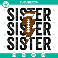 Sports, SVG Files, Mini Football Logo SVG File Cut Files Football Family  4